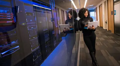 Dedicated server hardware in a data centre